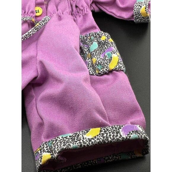 Vtg Cabbage Patch Kids Doll Designer Line Transitional VHTF Purple Jumper - Picture 5 of 11